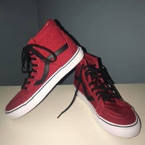 Red Sk8-Hi Van Sneakers